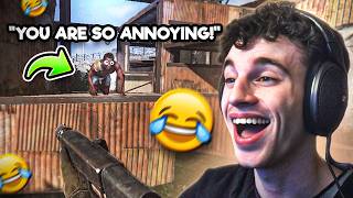 YouTube thumbnail for IssaMeZany's video titled 'I TORMENTED A RUST TRIO UNTIL THEY LOST THEIR MINDS'