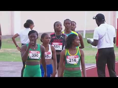CARIFTA Games 2024 Grenada | Girls 100 Meter Hurdles Under 17 SF 1