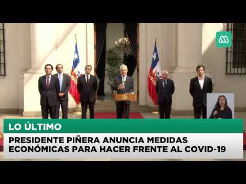 Presidente Piñera anuncia medidas económicas ante COVID-19 - 08/04/20