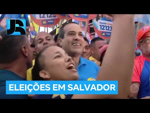 Veja como foi o dia de campanha dos candidatos à Prefeitura de Salvador (BA)