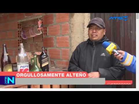 Elías Fernández, un hombre que recicla botellas y cuida al medioambiente