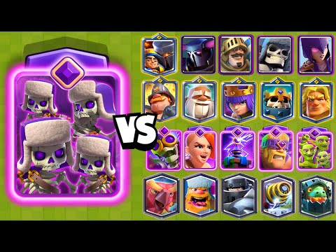 NUEVO EJERCITO EVOLUCIONADO vs TODAS LAS CARTAS | Clash Royale