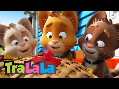 Trei pisicuțe drăguțe 🐶 Cântece și Desene Animate cu Animale - TraLaLa