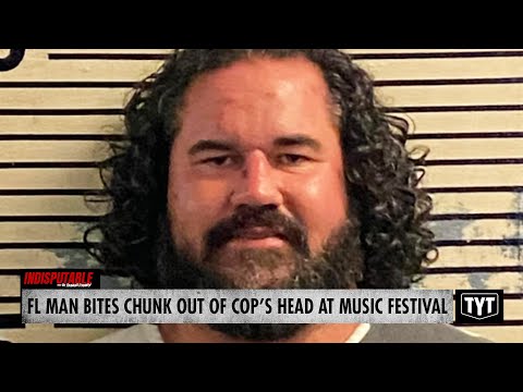 Event Volunteer Chomps Off Chunk Of Cop's Head At Music Festival