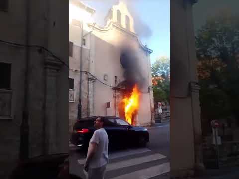 Detenido por intentar quemar el convento de las Concepcionistas en Cuenca, con 10 monjas en misa