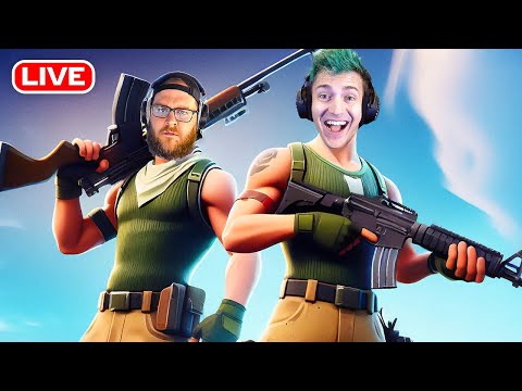 ? Ninja Dominates Fortnite Ranked Lobbies - Live