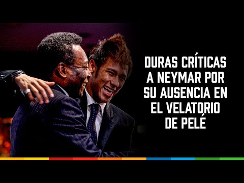Duras Críticas a Neymar por su ausencia en el velatorio de Pelé