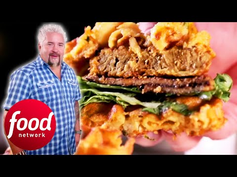 Nearly 10 Minutes Of Guy Fieri Trying The Very Best Of Italian Food! l Diners Drive-Ins & Dives