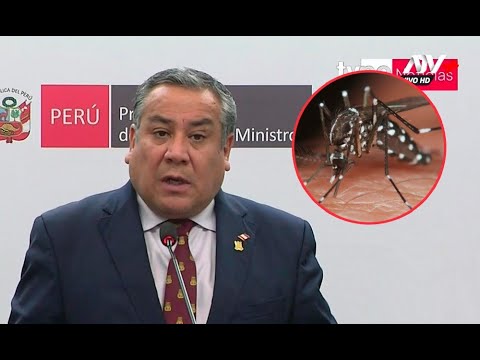 Premier Adrianzén sobre lucha contra el dengue: Las cifras están bajando