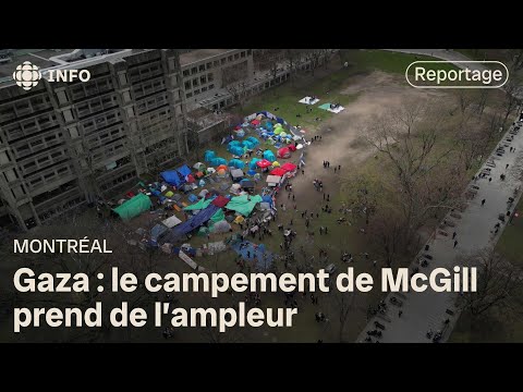 Campements propalestiniens : la tension monte à McGill
