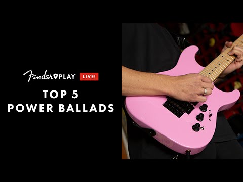 Top 5 Power Ballads | Fender Play LIVE | Fender