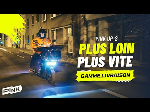 Nouveau scooter électrique de livraison Pink Up-S : toujours plus loin, toujours plus vite !