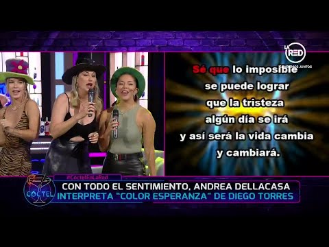 Con todo el sentimiento, Andrea Dellacasa interpreta Color Esperanza de Diego Torres