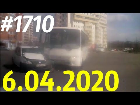 Подборка ДТП и аварий от канала «Дорожные войны» за 6.04.2020. Видео № 1710.