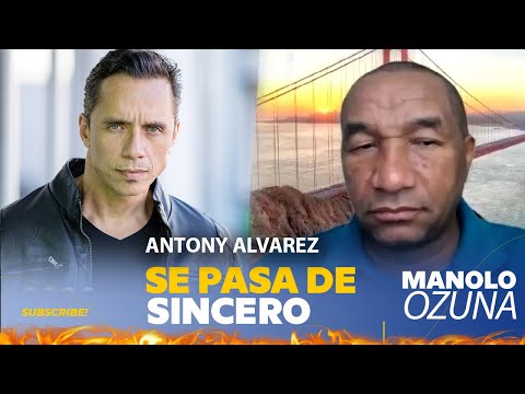 EXCLUSIVA!!! ANTONY ALVAREZ.. ACTOR DE NOVELAS & PELICULAS!! SE PASO DE SINCERO!!!