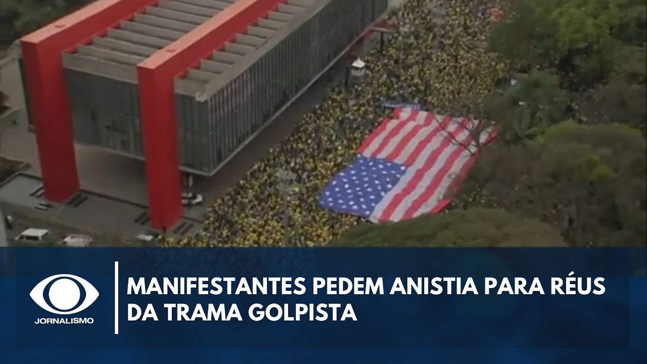 Manifestantes pedem anistia para réus da trama golpista | Band Jornalismo