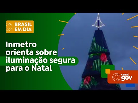 Inmetro orienta sobre iluminação segura para o Natal