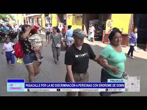 Trujillo: pasacalle por la no discriminación a personas con Síndrome de Down
