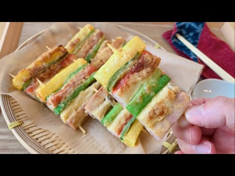晴れの日に「串チヂミ」꼬치전 134