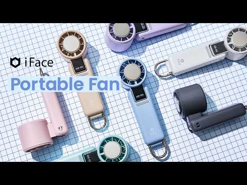 【iFace公式】ポータブルファン登場!冷却プレート搭載×3WAY仕様の多機能モデル