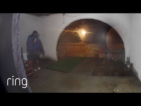 Stranger Snooping Around Front Porch Scared off! | RingTV