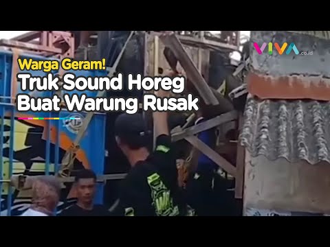 Truk Sound Horeg Tak Bisa Lewat, Warung Warga Dirusak Berujung Cekcok