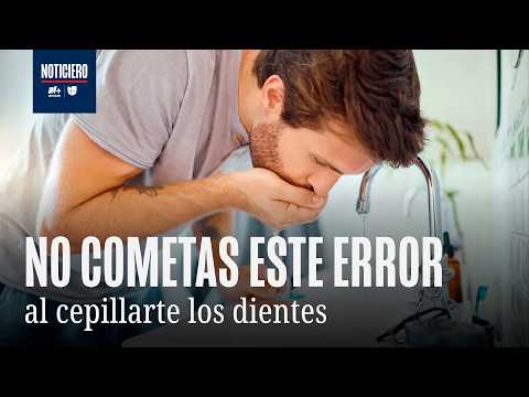 ¿Se debe enjuagarse o no la boca después de cepillarse los dientes?