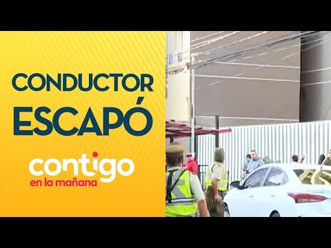 CONDUCTOR SE DIO A LA FUGA: La estricta fiscalización en Estación Central - Contigo en la Mañana