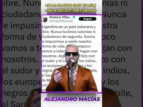 LA VICEPRESIDENTE VILLARRUEL RESPONDIÓ CON FIRMEZA A LOS MAMARRACHOS IRANÍES QUE NOS AMENAZARON!