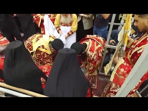 Orthodox Christians gather in Jerusalem for traditional “Washing of the Feet” ceremony
