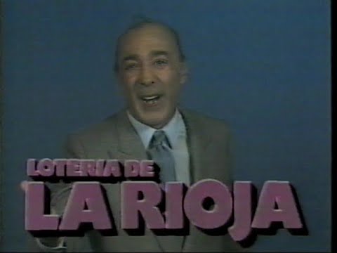 DiFilm - Publicidad Lotería de La Rioja con Luis Roberto González Riverito (1986)