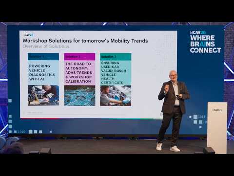 Bosch ConnectedWorld 26: Workshop Solutions for tomorrows Mobility Trends