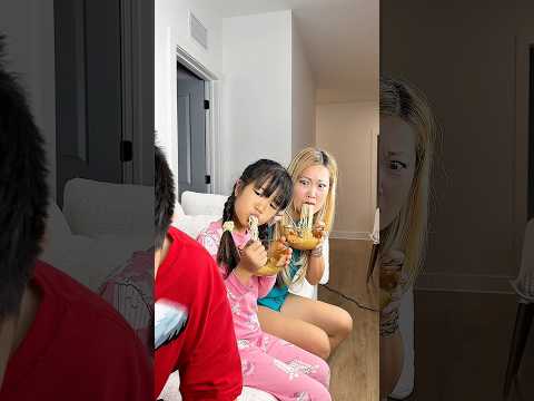 Ramen and dirty scissors 🤢🤣 LeoNata family #shorts