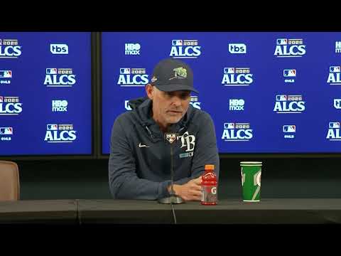 Rays 'going to stay at it' despite being down 2-1 in ALCS