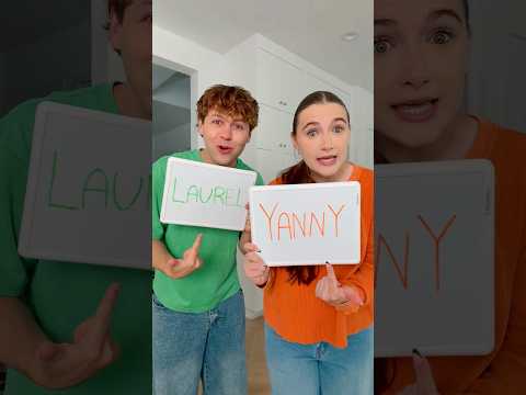 WHAT DO YOU <strong>HEAR</strong>‼️ LAUREL OR YANNY #shorts #shortvideo #couple #trend