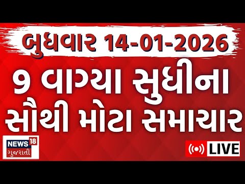 Gujarati Fatafat News | આજના ગુજરાતના તમામ મોટા સમાચાર | Samachar Superfast | News18 Gujarati