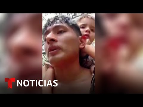Abuela del bebé migrante rescatado tuvo noticias de la madre | Noticias Telemundo