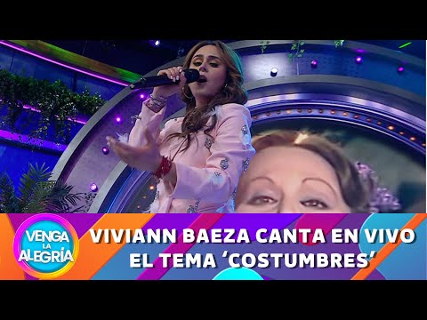 Viviann Baeza canta el tema 'Costumbres'| Programa 4 de octubre 2024 PARTE 2 | Venga La Alegría