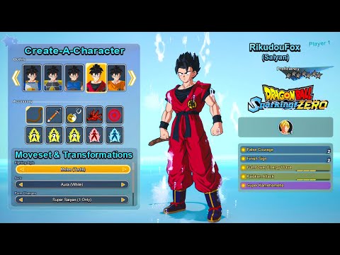 DRAGON BALL: Sparking! ZERO - New Saiyan CAC Customization Update & Character Creation Gameplay(Mod)