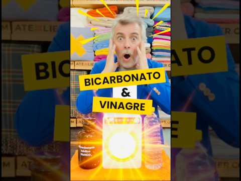 Bicarbonato + Vinagre: juntos, NO Revueltos 🧺  #trucosdelimpieza  #lavadora  #hogar