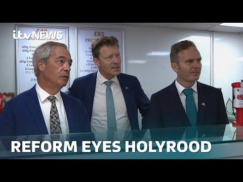 Nigel Farage uses Scotland by-election visit to double down on attacks on Anas Sarwar