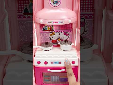Satisfying with Unboxing Hello Kitty Miniature Kitchen Set Toys Fridge Restock | ASMR Videos