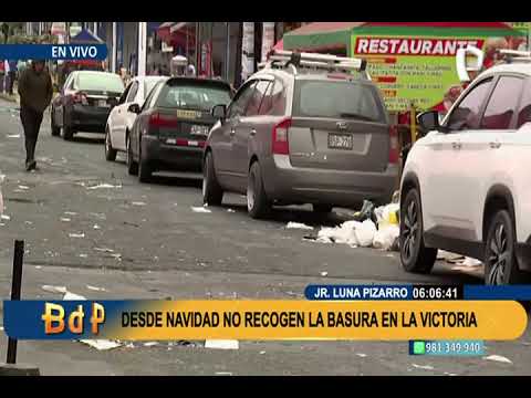 Celebraciones por Navidad: avenidas y calles de La Victoria amanecieron llenas de basura