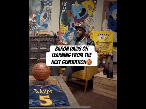 BARON DAVIS ON LEARNING FROM THE NEXT GENERATION🏀