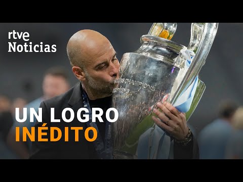 CHAMPIONS LEAGUE: PEP GUARDIOLA se CONSAGRA como el PRIMER ENTRENADOR en GANAR DOS TRIPLETES | RTVE