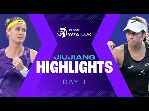 Bouzkova, Rakhimova, Bouzas Maneiro kick off Day 1 in Jiujiang | WTA Match Highlights