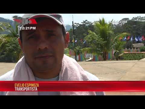 Buses y taxis son desinfectados en Bonanza para prevenir enfermedades - Nicaragua