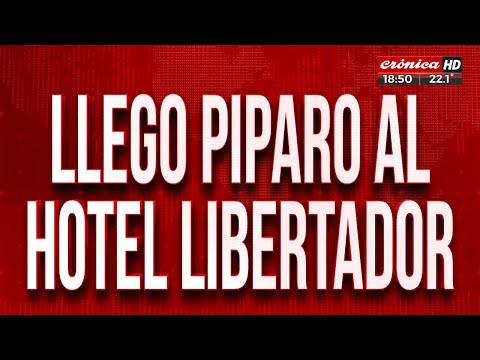 La diputada Carolina Píparo llegó al Hotel Libertador para reunirse con Milei
