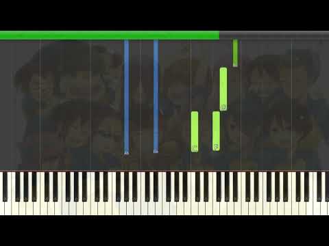 [Synthesia] Inazuma Eleven OST - The Thoughts of Eleven (Piano)