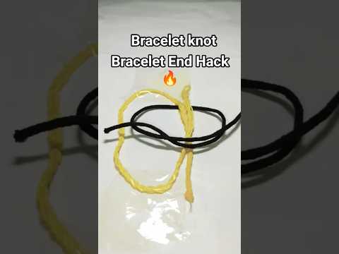 Bracelet close pro style 🪢No glue, just perfect knots 👌 #shorts #braceletmaking #cord #youtubeshorts